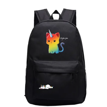 New Fashion School Backpack Cartoon Rainbow Unicorn Oxford Repellent Backpack For Teenage Girls School Bags Mochila
New Fashion School Backpack Cartoon Rainbow Unicorn Oxford Repellent Backpack For Teenage Girls School Bags Mochila