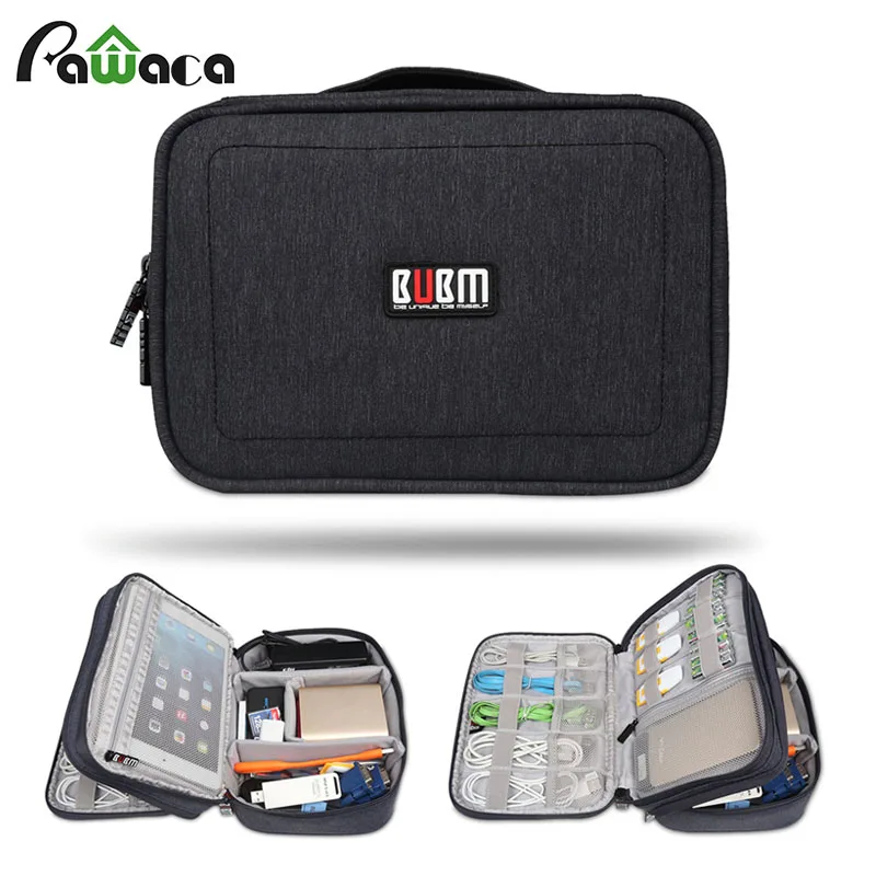 Universal electronic organizer Double layer cable bag for hard drive Phones power bank bag travel accessories freely combined
Universal electronic organizer Double layer cable bag for hard drive Phones power bank bag travel accessories freely combined