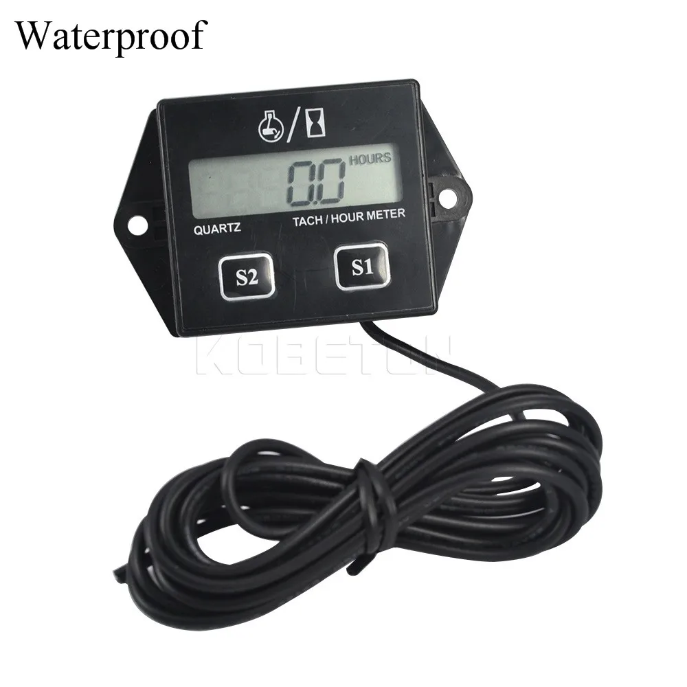 Hour Meter Tachometer Built In Battery Digital Paramotor Digital Engine Tach ATV Tach Hour Meter Tachometer
Hour Meter Tachometer Built In Battery Digital Paramotor Digital Engine Tach ATV Tach Hour Meter Tachometer