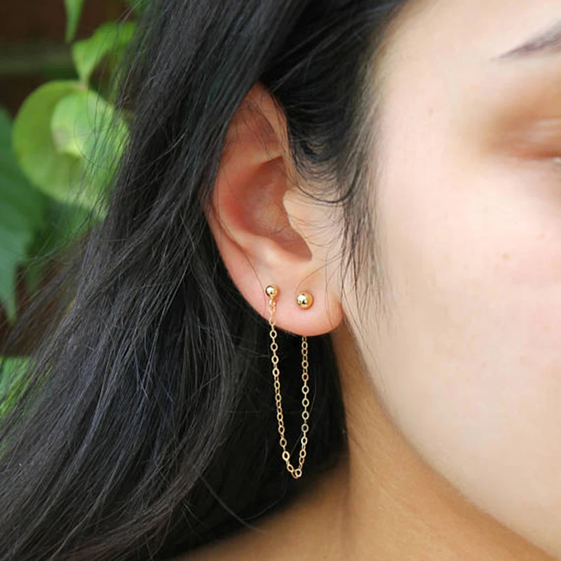 Double Hole Earrings Grillz Piercing Jewelry Charm Handmade 925 Silver Boho Brincos Customied Earrings for Women Oorbellen
Double Hole Earrings Grillz Piercing Jewelry Charm Handmade 925 Silver Boho Brincos Customied Earrings for Women Oorbellen