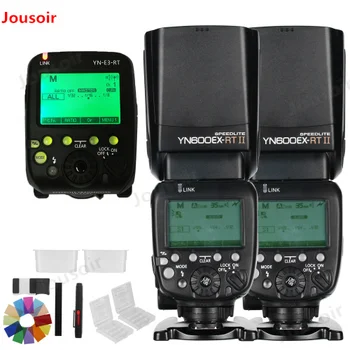2x YONGNUO YN600EX-RT II 2.4G Wireless HSS 1/8000s Master TTL Flash Speedlite +YN-E3-RT Trigger for C 5D3 7D 6D 70D 60D 5D CD50
2x YONGNUO YN600EX-RT II 2.4G Wireless HSS 1/8000s Master TTL Flash Speedlite +YN-E3-RT Trigger for C 5D3 7D 6D 70D 60D 5D CD50
