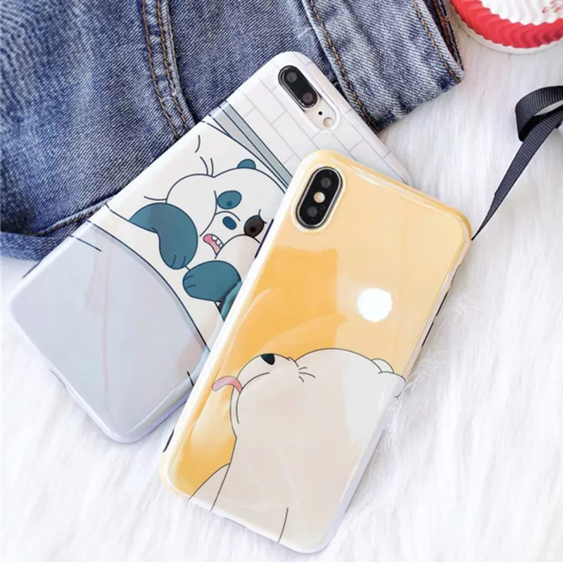 Korea Cartoon We Bare Bears brothers cute animal phone case For coque iPhone 7 7 plus 8 6s plus case silicon for iPhone cover X
Korea Cartoon We Bare Bears brothers cute animal phone case For coque iPhone 7 7 plus 8 6s plus case silicon for iPhone cover X