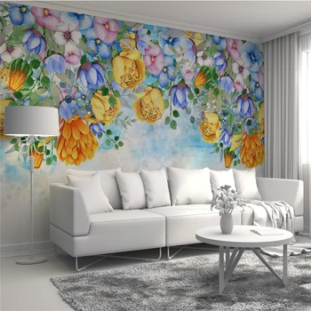 Custom Wallpaper Murals Watercolor Flower Wall Decor Small Fresh Minimalist TV Background Girls Room Decor Study Bedroom Wall
Custom Wallpaper Murals Watercolor Flower Wall Decor Small Fresh Minimalist TV Background Girls Room Decor Study Bedroom Wall
