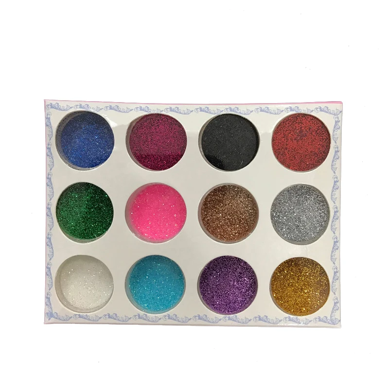 12 Pcs Nail Colorful Body Glitter Powder Festival Party Face Makeup Sequins Dust Manicure Glitter Tattoo Nail Art Decoration
12 Pcs Nail Colorful Body Glitter Powder Festival Party Face Makeup Sequins Dust Manicure Glitter Tattoo Nail Art Decoration