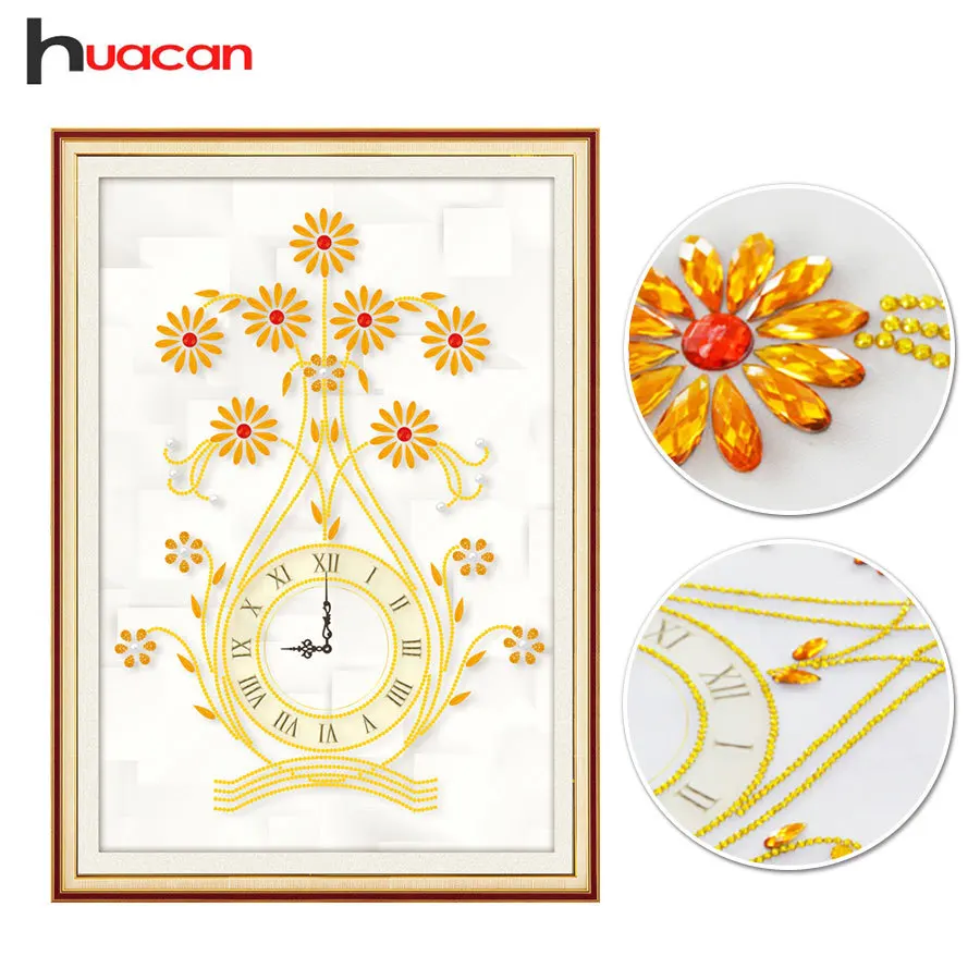 Huacan,Diamond Painting"Clock"Home Decor Gift Special Shape Rhinestone,Diamond Mosaic Flower DIY Diamond Embroidery Cross Stitch
Huacan,Diamond Painting"Clock"Home Decor Gift Special Shape Rhinestone,Diamond Mosaic Flower DIY Diamond Embroidery Cross Stitch