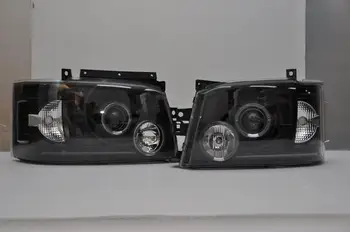 Black LED headlights with lens angel eye for Toyota hiace 2005 2006 2007 2008 2009
Black LED headlights with lens angel eye for Toyota hiace 2005 2006 2007 2008 2009