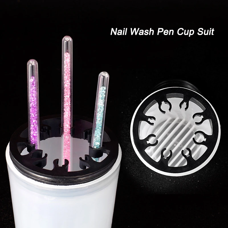 1pc Cleaning Nail Pen Manicure Brush Cleaning Plastic Bracket Box UV Acrylic Gel Pen Cleaner Cup Equipment Bottle
1pc Cleaning Nail Pen Manicure Brush Cleaning Plastic Bracket Box UV Acrylic Gel Pen Cleaner Cup Equipment Bottle