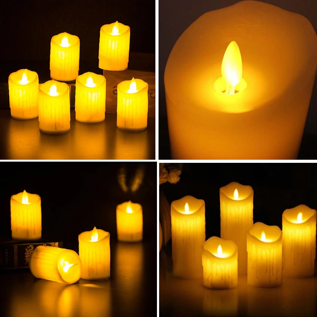 20x Plastic LED Candles Lifelike Swinging Flame Battery Powered Realistic Flameless LED Candle Wedding Birthday Decor
20x Plastic LED Candles Lifelike Swinging Flame Battery Powered Realistic Flameless LED Candle Wedding Birthday Decor