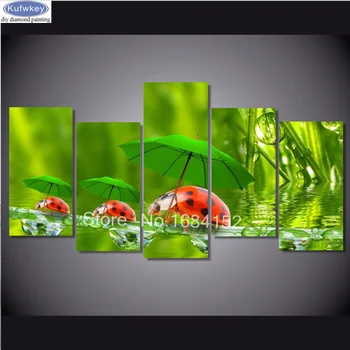 5 Pcs/Set Diamond Mosaic Funny Ladybugs 5D DIY diamond painting kit Cross Stitch embroidery rhinestones decor gift A242
5 Pcs/Set Diamond Mosaic Funny Ladybugs 5D DIY diamond painting kit Cross Stitch embroidery rhinestones decor gift A242