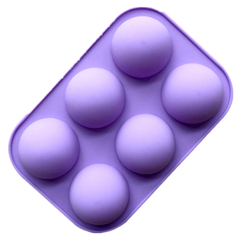 New 6 Holes Silicone Baking Mold 3D Half Ball Sphere Mold Chocolate Cupcake Cake Mold DIY Muffin Bakeware kitchen Tools
New 6 Holes Silicone Baking Mold 3D Half Ball Sphere Mold Chocolate Cupcake Cake Mold DIY Muffin Bakeware kitchen Tools