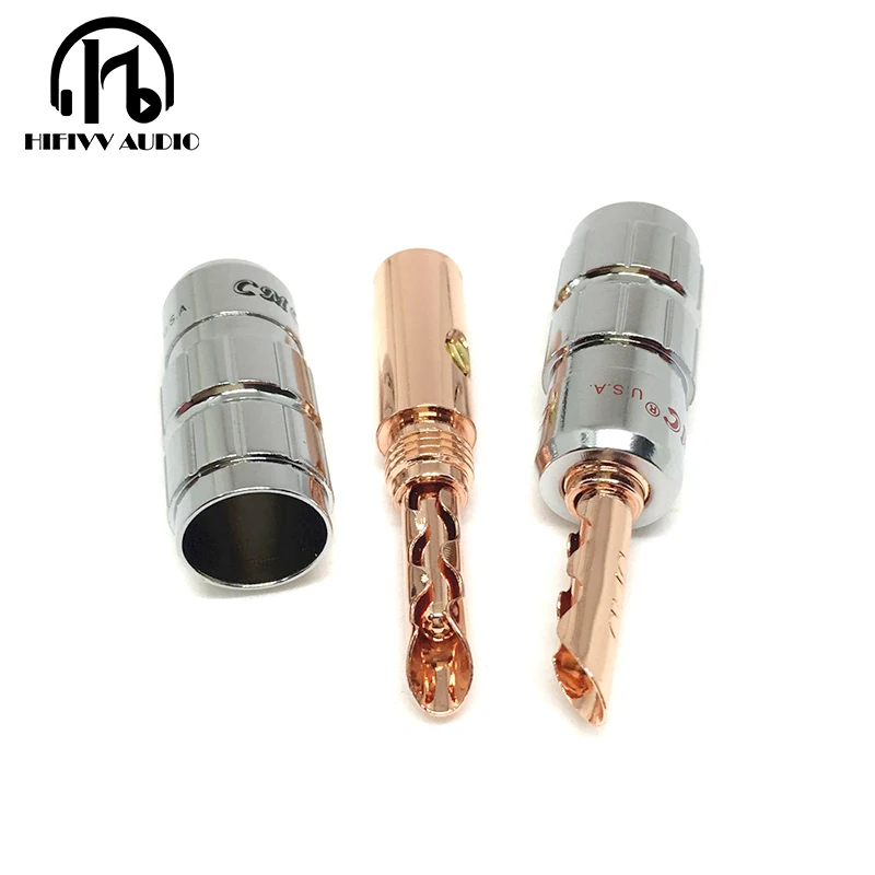 CMC 0638-WF amplifier speaker plug Advanced copper speaker cable connector speaker banana head
CMC 0638-WF amplifier speaker plug Advanced copper speaker cable connector speaker banana head