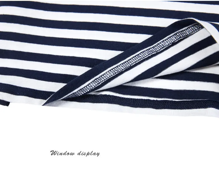 2018 Fashion Cotton T-shirts Women Tshirt Striped Short Sleeve Ladies Tops Tees Plus Size Rayas Camiseta Femme T-shirt Verano (15)