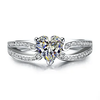 Splendid 1Ct Heart Shape Synthetic Diamonds Female Ring Solid 925 Sterling Silver Ring White Gold Color Engagement Jewelry
Splendid 1Ct Heart Shape Synthetic Diamonds Female Ring Solid 925 Sterling Silver Ring White Gold Color Engagement Jewelry