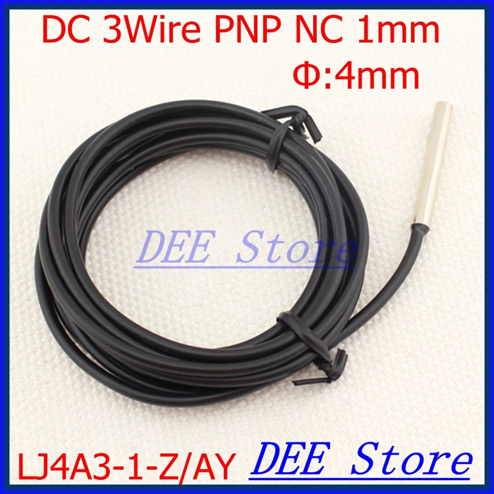 3wire Diameter 4MM Inductive Proximity Sensor PNP NC DC6-36V Detection distance 1MM Proximity Switch sensor switch LJ4A3-1-Z/AY
3wire Diameter 4MM Inductive Proximity Sensor PNP NC DC6-36V Detection distance 1MM Proximity Switch sensor switch LJ4A3-1-Z/AY