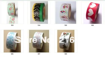width 20mm/ Length 10m Washi Tape,Shipping Free,colorful printing washi tape,printing washi tape,hot in market,accept mix-369
width 20mm/ Length 10m Washi Tape,Shipping Free,colorful printing washi tape,printing washi tape,hot in market,accept mix-369