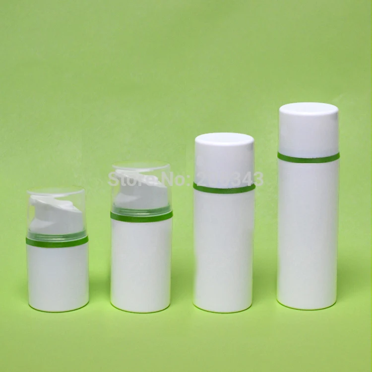 100ML plastic airless bottle with press pump green rim for cream/gel/lotion/emulsion/foundation/serum containing ,
100ML plastic airless bottle with press pump green rim for cream/gel/lotion/emulsion/foundation/serum containing ,