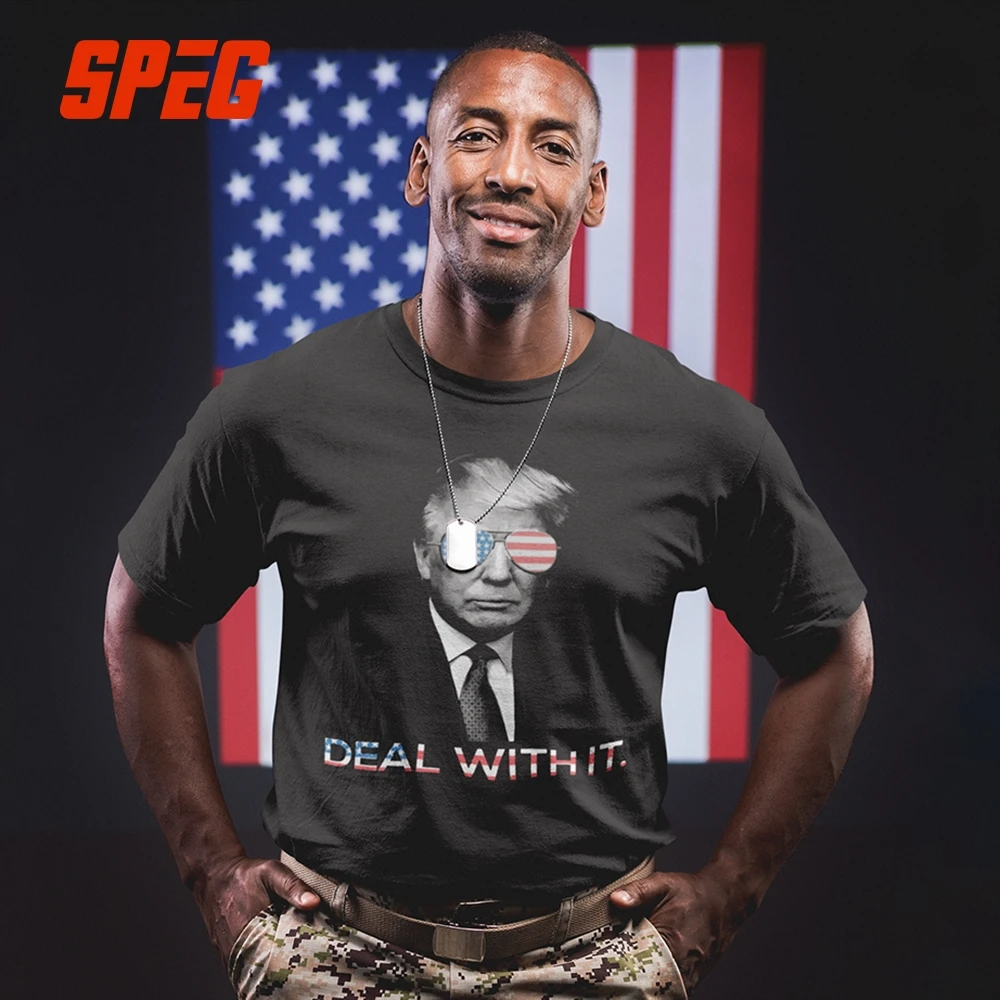 Humorous T Shirts Trump Deal with it America Casual Tee Shirts Adult Crewneck Short Sleeve Clothes Leisure T-Shirts Men Vintage
Humorous T Shirts Trump Deal with it America Casual Tee Shirts Adult Crewneck Short Sleeve Clothes Leisure T-Shirts Men Vintage