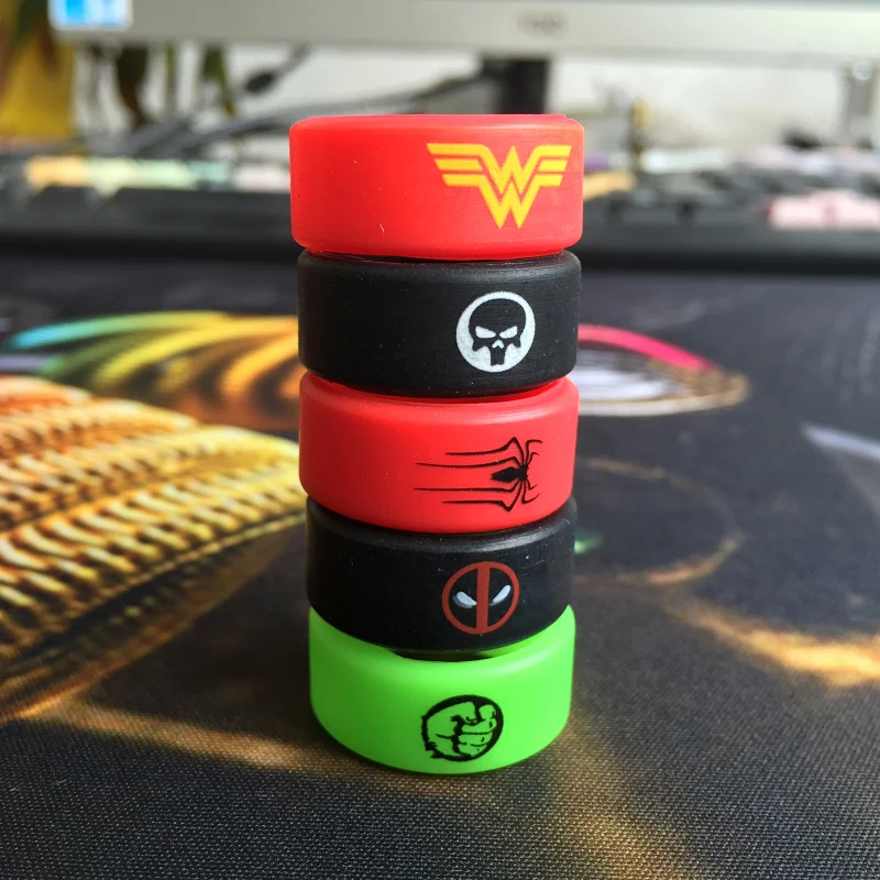 Electronic Cigarette Accessories Spiderman Hulk Silicone Vape Band Ring Non Slip Rubber Band for RBA Atomizer Mechanical Mod
Electronic Cigarette Accessories Spiderman Hulk Silicone Vape Band Ring Non Slip Rubber Band for RBA Atomizer Mechanical Mod