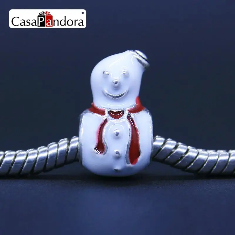 925 Plated Christmas Snowman Yeti Shape Fit Bracelet Charm DIY Enamel Bead Jewelry Making Pingente Berloque
925 Plated Christmas Snowman Yeti Shape Fit Bracelet Charm DIY Enamel Bead Jewelry Making Pingente Berloque