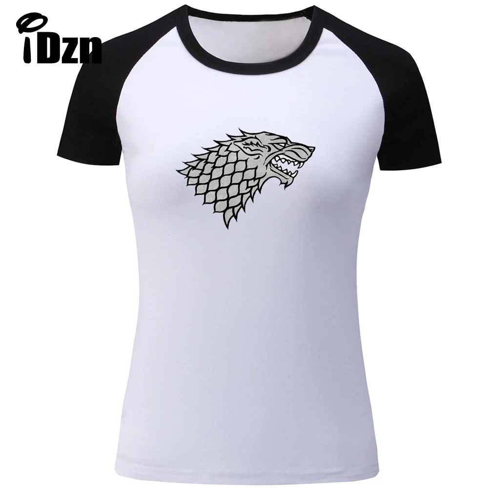 iDzn Summer Women's T-shirts Game of Thrones House Stark Direwolf Winter is Coming Short Sleeve Girl's Tees Female Tops S-2XL
iDzn Summer Women's T-shirts Game of Thrones House Stark Direwolf Winter is Coming Short Sleeve Girl's Tees Female Tops S-2XL