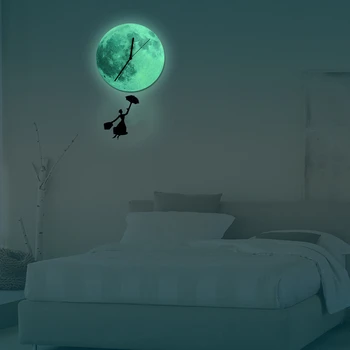 Funlife Mary Poppin Swinging on the Moon Pendulum Clock,Luminous Moon Wall Clock Home Decor,Quartz Silence for Bedroom,30cm12"
Funlife Mary Poppin Swinging on the Moon Pendulum Clock,Luminous Moon Wall Clock Home Decor,Quartz Silence for Bedroom,30cm12"