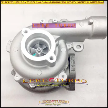 Turbo Turbocharger CT16V 17201-30010 17201 30010 1720130010 For TOYOTA Land Cruiser LandCruiser D-4D 1KD-FTV 1KD FTV 1KDFTV 3.0L
Turbo Turbocharger CT16V 17201-30010 17201 30010 1720130010 For TOYOTA Land Cruiser LandCruiser D-4D 1KD-FTV 1KD FTV 1KDFTV 3.0L