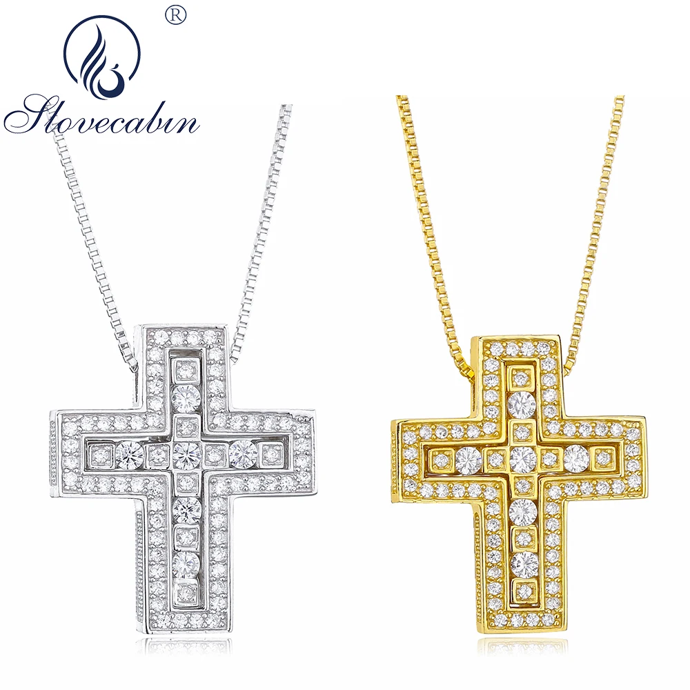 Slovecabin Original 925 Sterling Silver Double Cross Pendant Men Necklaces Japanese Christian Chain Collier Silver 925 Jewelry
Slovecabin Original 925 Sterling Silver Double Cross Pendant Men Necklaces Japanese Christian Chain Collier Silver 925 Jewelry