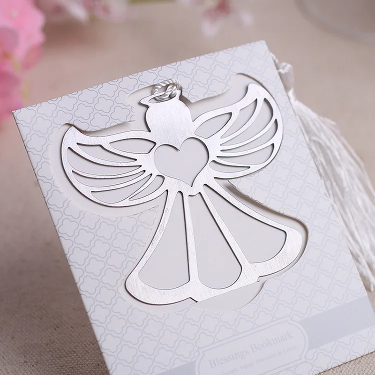 (20pcs/lot)FREE SHIPPING+"Blessings" Metal Angel Bookmark With a Lovely White Tassel Baby Christening Souvenir Wedding Favors
(20pcs/lot)FREE SHIPPING+"Blessings" Metal Angel Bookmark With a Lovely White Tassel Baby Christening Souvenir Wedding Favors