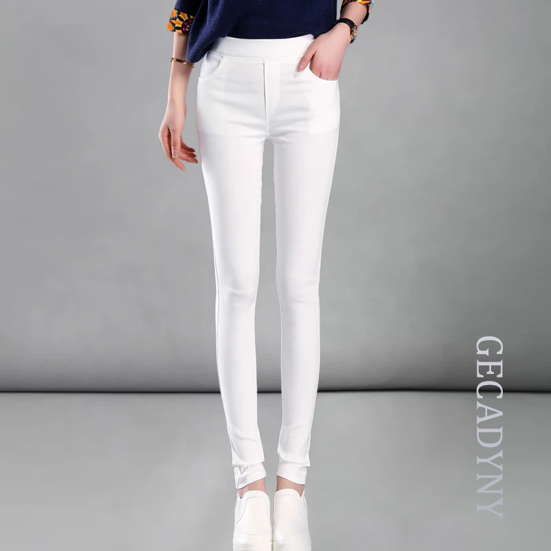 Drop Ship Stretch Fashion Female Candy Colored Pencil Women's Pants Sexy Elastic Cotton Slim Pants Women OL Trousers Leggings
Drop Ship Stretch Fashion Female Candy Colored Pencil Women's Pants Sexy Elastic Cotton Slim Pants Women OL Trousers Leggings