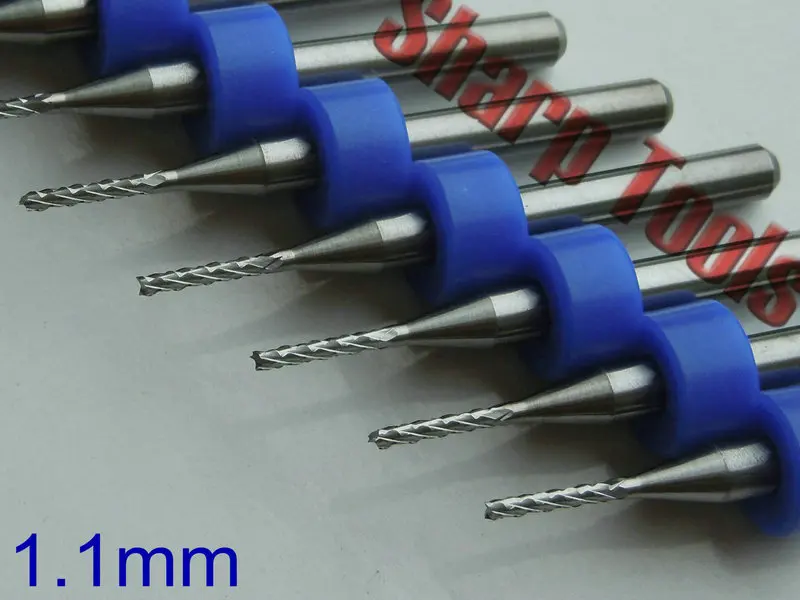 Durable 10pc 1.1mm IMPORT PCB Solid Carbide Cutting Tools, Carbide PCB Cutter End Mill CNC PCB Bits Set on Printed Circuit Board
Durable 10pc 1.1mm IMPORT PCB Solid Carbide Cutting Tools, Carbide PCB Cutter End Mill CNC PCB Bits Set on Printed Circuit Board