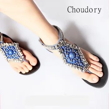 T-Strap Platform Gladiator Sandals Summer Bohemia Crystal Flip Flops 2019 Beaded Shoes Woman Vinatge Rhinestone Zip Flats shoes
T-Strap Platform Gladiator Sandals Summer Bohemia Crystal Flip Flops 2019 Beaded Shoes Woman Vinatge Rhinestone Zip Flats shoes
