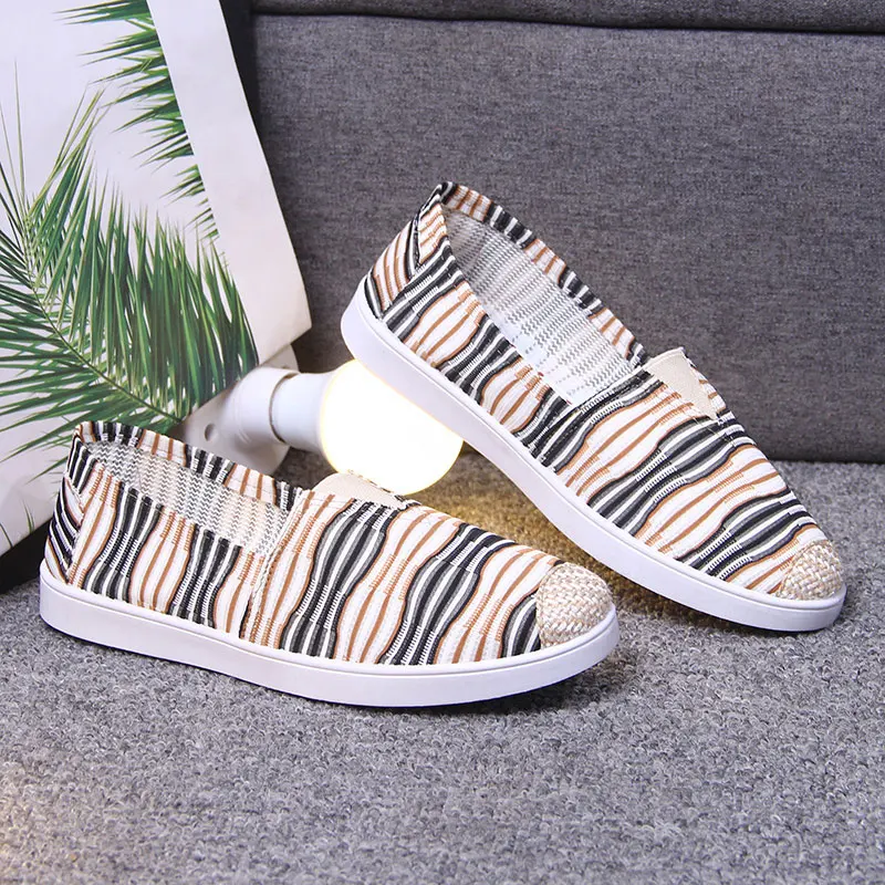 Summer Women Loafers Mesh Striped Ballet Flats Ladies Platform Footwear Nurse Shoes Comfort Driving Shoes For Women
Summer Women Loafers Mesh Striped Ballet Flats Ladies Platform Footwear Nurse Shoes Comfort Driving Shoes For Women