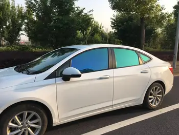 SUNICE 50cm x 200cm Car Home Window Tint Tinting Film Piece VLT55% Nano Ceramic Solar Tint Chameleon Tint Sticker 2ply 20"x78"
SUNICE 50cm x 200cm Car Home Window Tint Tinting Film Piece VLT55% Nano Ceramic Solar Tint Chameleon Tint Sticker 2ply 20"x78"