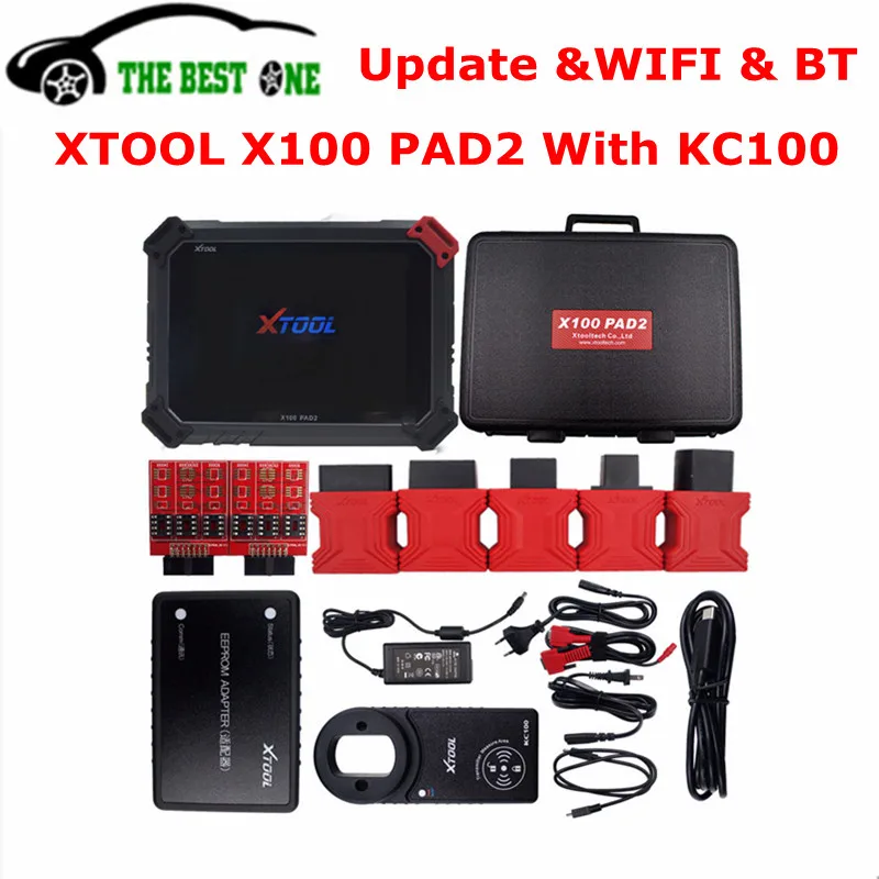 Original XTOOL X100 PAD2 Pro With KC100 Auto Key Programmer EEPROM DPF EPB EPS Odometer Oil TPMS X100 PAD 2 WIFI Diagnostic Tool
Original XTOOL X100 PAD2 Pro With KC100 Auto Key Programmer EEPROM DPF EPB EPS Odometer Oil TPMS X100 PAD 2 WIFI Diagnostic Tool