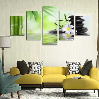 5 Piece Canvas Wall Art Green Bamboo Flowers Pictures Abstract Oil Painting Wall Pictures For Living Foom Canvas Print Framed
5 Piece Canvas Wall Art Green Bamboo Flowers Pictures Abstract Oil Painting Wall Pictures For Living Foom Canvas Print Framed