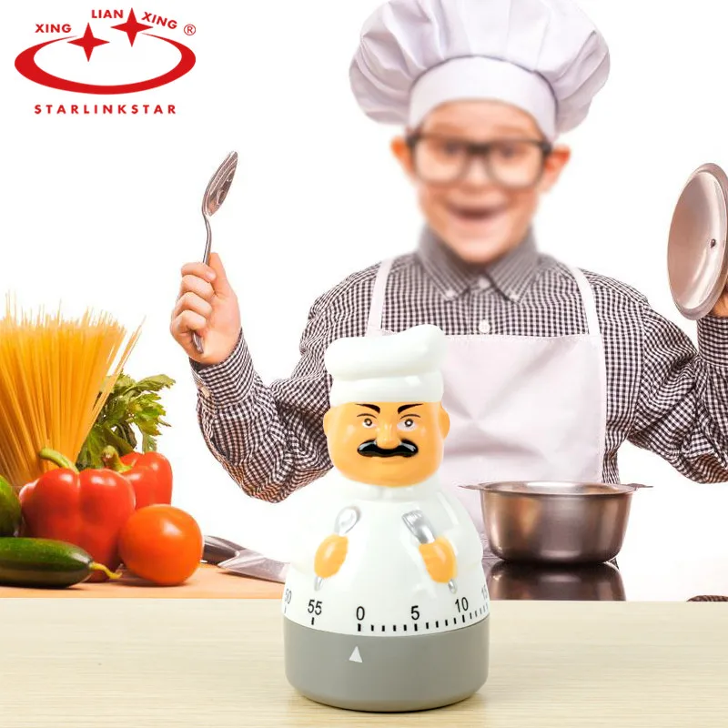 1 Pcs Kitchen Electronic Timer Creative Chef Cooking Kitchen Timer Electronic Alarm Plastic Clock Display Kitchen timing tool
1 Pcs Kitchen Electronic Timer Creative Chef Cooking Kitchen Timer Electronic Alarm Plastic Clock Display Kitchen timing tool