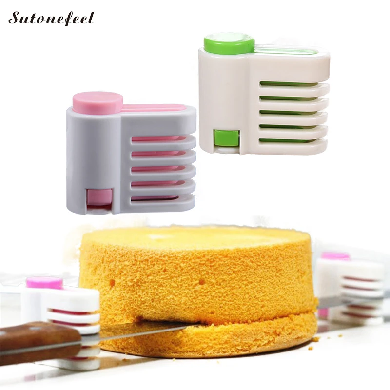 SutoneFeel Bread Slicer 2 Piece 5 Layers Cake Cutter Toast Slicer Pastry Knife Splitter Kitchen Cake Tools
SutoneFeel Bread Slicer 2 Piece 5 Layers Cake Cutter Toast Slicer Pastry Knife Splitter Kitchen Cake Tools