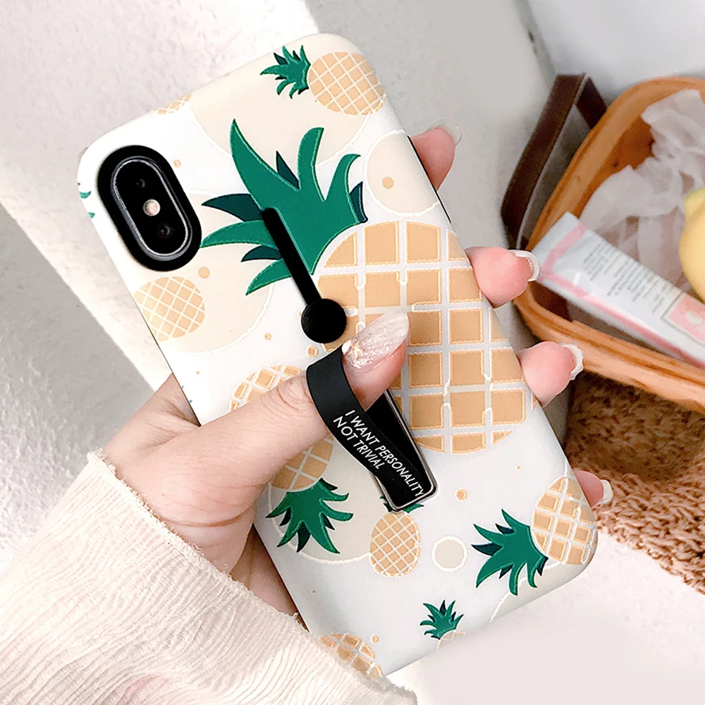 AXBETY For iPhone 11 Pro XR X Xs Max Case Fruits Palm Leaf Finger Loop Ring Strap Cover For iPhone 8 6s 7 Plus Hide Stand Case
AXBETY For iPhone 11 Pro XR X Xs Max Case Fruits Palm Leaf Finger Loop Ring Strap Cover For iPhone 8 6s 7 Plus Hide Stand Case