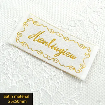 Custom End Fold Embroidered Satin Labels with Spun Gold Process Customized Shiny Gold Woven Labels 2000pcs
Custom End Fold Embroidered Satin Labels with Spun Gold Process Customized Shiny Gold Woven Labels 2000pcs