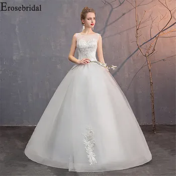 Erosebridal New Arrival Tulle Wedding Dresses 2019 Sleeveless Wedding Gowns Lace Up Ball Gown Women Sleeveless Formal Wedding
Erosebridal New Arrival Tulle Wedding Dresses 2019 Sleeveless Wedding Gowns Lace Up Ball Gown Women Sleeveless Formal Wedding
