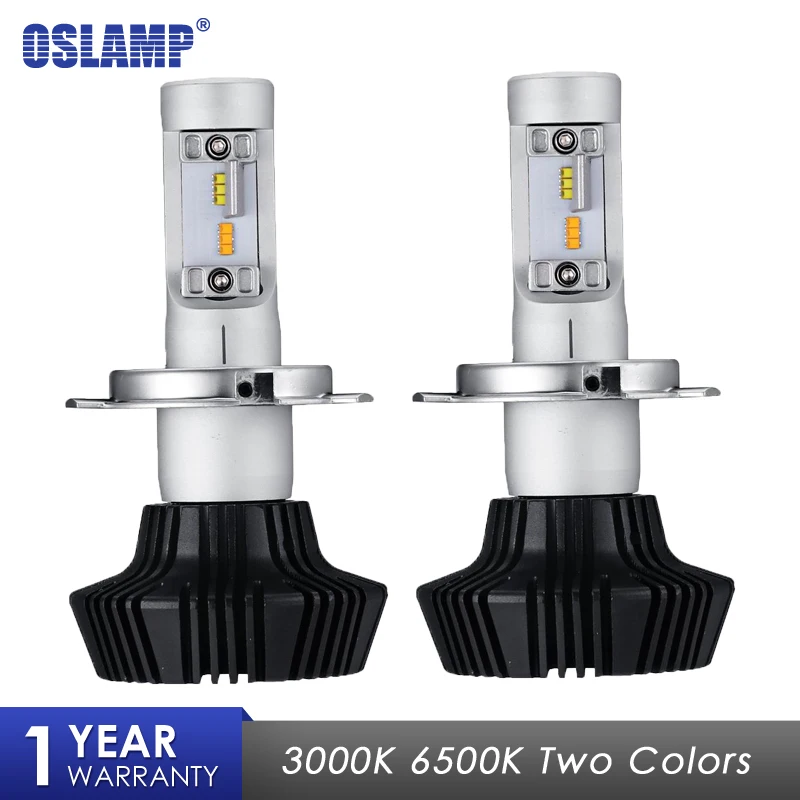 Oslamp 7HL 3000K 6500K Two Colors H4 H7 9005 9006 H11 Car LED Headlight Bulbs CSP Chips 50W Auto LED Bulb Car Headlamp 12V 24V
Oslamp 7HL 3000K 6500K Two Colors H4 H7 9005 9006 H11 Car LED Headlight Bulbs CSP Chips 50W Auto LED Bulb Car Headlamp 12V 24V