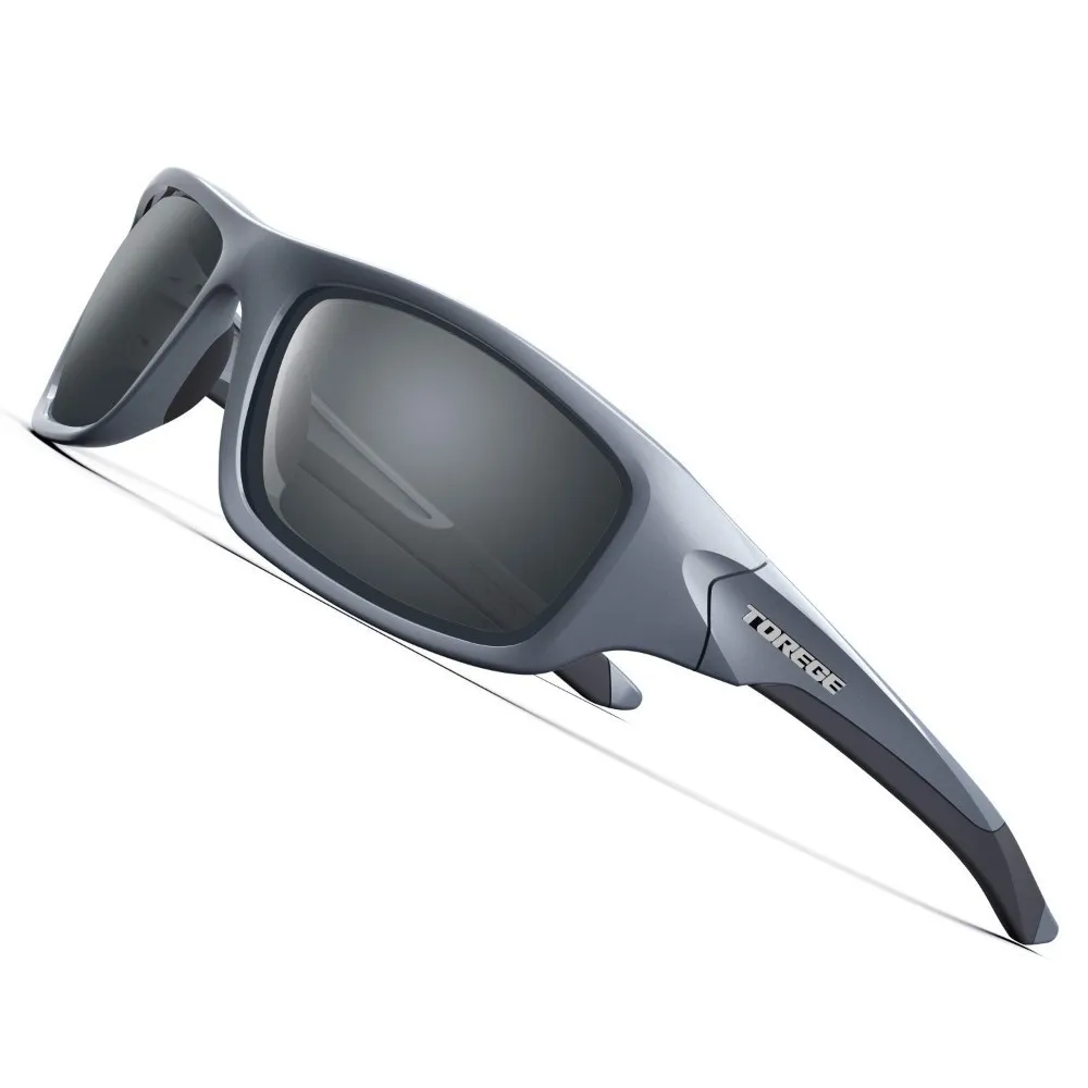 2019 New Polarized Sports Sunglasses for Men Women Running Fishing Golf TR90 Unbreakable Frame TR011 -Upgrade Goggle Grey 
2019 New Polarized Sports Sunglasses for Men Women Running Fishing Golf TR90 Unbreakable Frame TR011 -Upgrade Goggle Grey