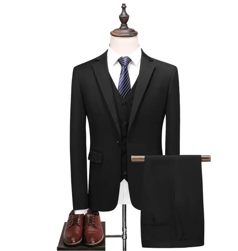 2018 Dress suits wedding suits casual male blazer suit men's business party good quality suits men (Jacket+Vest+Pants)
2018 Dress suits wedding suits casual male blazer suit men's business party good quality suits men (Jacket+Vest+Pants)