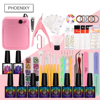 Manicure Set Gel Nail Polish 36W Lamp 8Pcs Nail Gel Polish Soak Off Gel Varnishes For Lacquer Semi Permanent Nail Art Tools Kit
Manicure Set Gel Nail Polish 36W Lamp 8Pcs Nail Gel Polish Soak Off Gel Varnishes For Lacquer Semi Permanent Nail Art Tools Kit