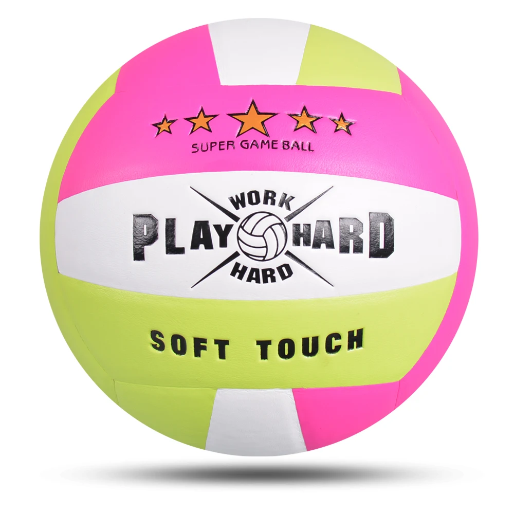 

2019 Professional Soft Touch Volleyball Handball Match Training Official Volley Ball Size Weight Men Women voleyball voleibol