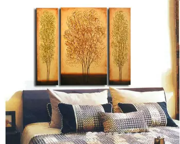 100% High Quality 3 pcs Set Yellow 4 Season Tree Oil Painting On Canvas Home Wall Art Decoration Modern For Living Room Picture
100% High Quality 3 pcs Set Yellow 4 Season Tree Oil Painting On Canvas Home Wall Art Decoration Modern For Living Room Picture