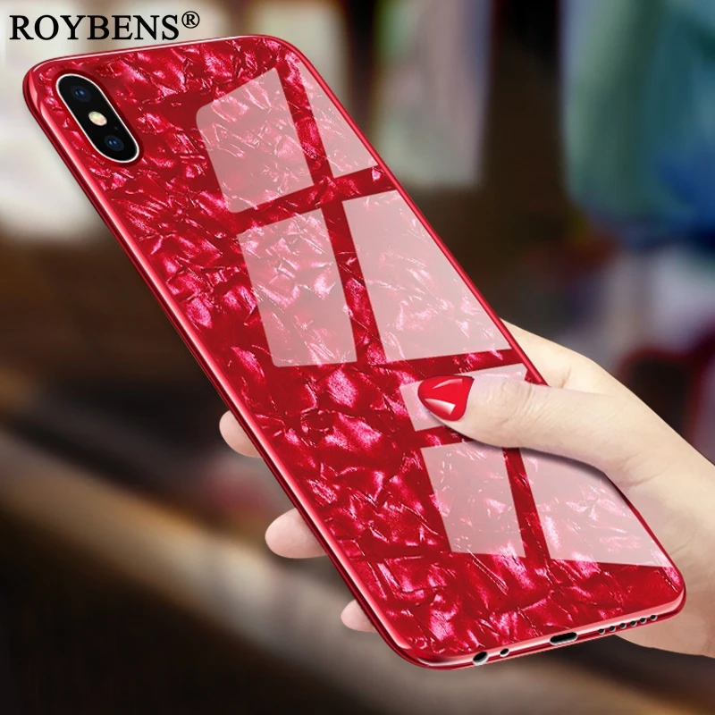 Luxury Tempered Glass Case for iPhone X 10 XS Max Hard Back Shell Soft TPU Bumper Phone Case for iPhone 8 Plus 7 6 6S XR Cover
Luxury Tempered Glass Case for iPhone X 10 XS Max Hard Back Shell Soft TPU Bumper Phone Case for iPhone 8 Plus 7 6 6S XR Cover