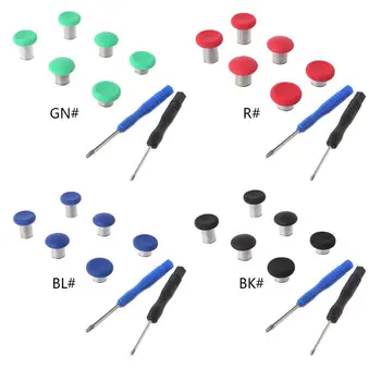 6Pcs/Set Swap Thumb Analog Sticks Grips Stick D-Pad Bumper Trigger Button Screw Driver Gamepad Replacement for Xbox One Elite Wi
6Pcs/Set Swap Thumb Analog Sticks Grips Stick D-Pad Bumper Trigger Button Screw Driver Gamepad Replacement for Xbox One Elite Wi