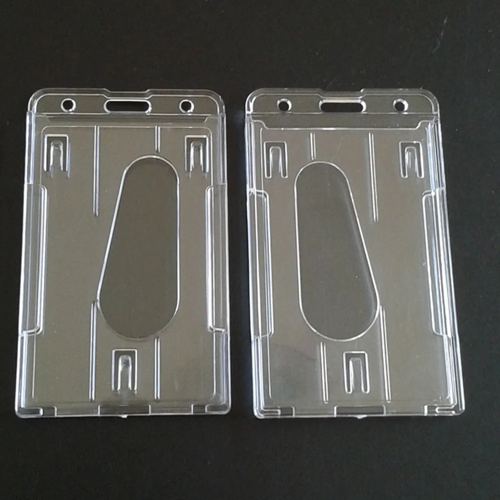Transparent Practical Multi-use Badge Hard Plastic Work Card Holder Double Side ID Card Case Durable Portable
Transparent Practical Multi-use Badge Hard Plastic Work Card Holder Double Side ID Card Case Durable Portable