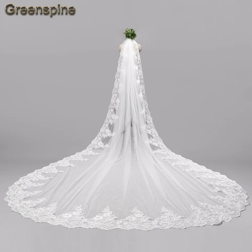 In Stock Bridal Veils 3.8 Meters Long 2.8M Width Wedding Veil White/Ivory Lace Edge With Comb Wedding Accessories V013
In Stock Bridal Veils 3.8 Meters Long 2.8M Width Wedding Veil White/Ivory Lace Edge With Comb Wedding Accessories V013